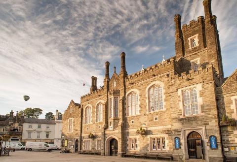 Town Hall in the sun