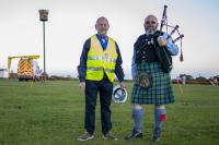 The Mayor of Tavistock with Pipe Major 02.06.22