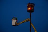 Beacon just after being lit 02.06.22