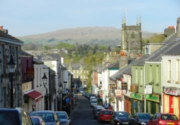 View down West Street