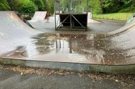 Old skate Park in Tavistock